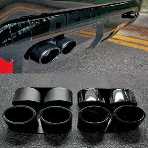 레이 꾸미기 경차 튜닝용품 리어범퍼 튜닝 듀얼머플러 악세서리 더뉴레이 배기팁