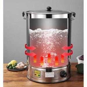 보냉 샴페인색 검정 국물 전기물끓이기 국통 카페 전기보온물통 영화관 20L 아이스