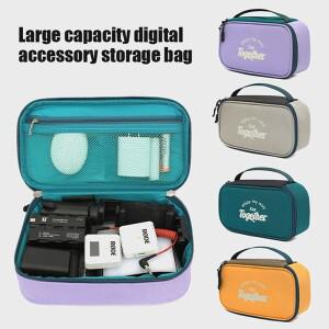디지털 액세서리 보관 가방 대용량 보조 배터리 하드 드라이브 USB 플래시 이어폰 정리 케이스