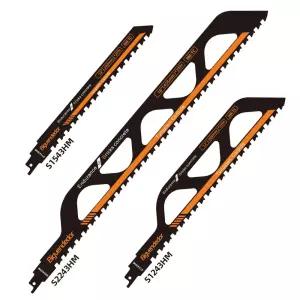 3피스 메이슨리 왕복 톱날 세트(9 12 18 ) 붉은 벽돌 통기 콘크리트 시멘트 블록 및 돌 유니버설 생크