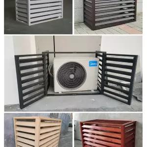 실외기커버 철제 에어컨 야외용품 에어컨덮개 뚜껑 보호커버 햇빛가리개