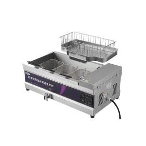 샤크팡 프라이기 18L/이중베럴 YXD 반죽 튀김 다리 2구 12 M 기계 튀김기 온도