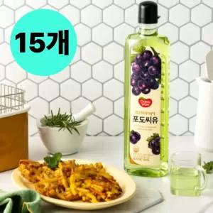 동원 포도씨유 식용유 요리유 오일 기름 850ml X 15개 BNS