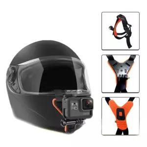 SMJ 오토바이 헬멧 액션캠 브라켓 마운트 블랙박스 고프로악세사리