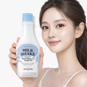 스킨푸드 밀크쉐이크 포인트 메이크업 리무버 160m