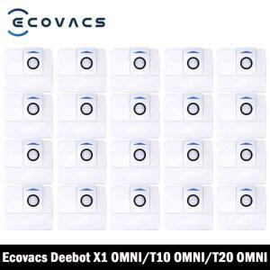 호환 ECOVACS 가방 T20 OMNI 쓰레기통 먼지 DEEBOT 로봇 X1 봉투 부품 진공 T10 액세서리 청소기