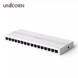 유니콘 16포트 기가 스위칭허브 인터넷허브 랜선 이더넷스위치 DG-S16GIGA