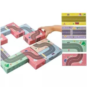 종이 벽돌 대형 블럭 완구 도로 주행 놀이 30P 큰블록