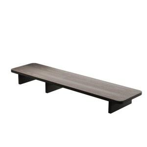 듀얼모니터받침대 모니터 받침 화이트 긴모니터 와이드 원목 모니터받침 800