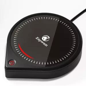 책상용 케프왐 커피 머그 워머 터치 장착된 선물 이상적인 아빠와 테크 및 중력 라이트가 캔들 위한 엄마를