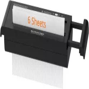 가정용 선티코 소형 종이 파쇄기 바구니 오피스용 6장의 컷 디자인 홈 과열 방지 확장형 있는 스트립