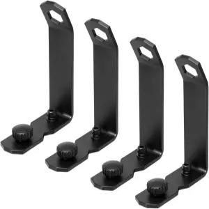 T슬롯 크로스 바 4팩 안전한 잠금 스노보드용 사다리 드라비플 스틸 스키 서핑보드 갖춘 카누 스테인리스