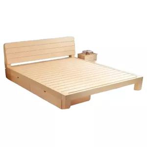 평상 침대프레임 프레임 원목 깔판 침대 더블 조립식