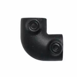 다용도 파이프클램프 블랙 연결 원형조인트 파이프 소켓 메탈 스텐 조립 자재 인테리어 배관 아시바