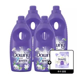 다우니 퍼플 릴리 1L 4개 화이트 머스크 200mL 1개