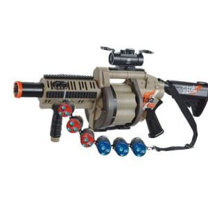 M32 유탄발사기 너프건 발사기 발사식 4소 사막 발사기 곡사포 디지털 개틀링 선물