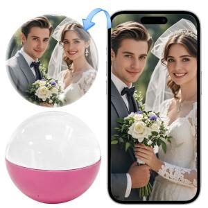 크리스탈 볼 비디오 플레이어 2.7인치 메모리 스피어 램프 사운드 포함 3D 특별한 및 크리스마스 수집