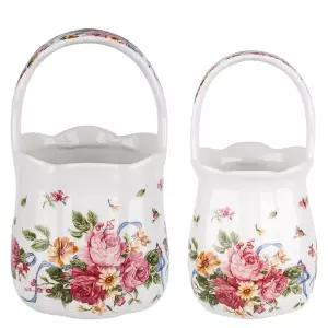 허니문 로즈 꽃수반 티 커트러리 수저통 허니문로즈 꽃수반 티 커트러리