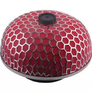 오픈흡기 튜닝 필터 개조 에어필터 오픈필터 버섯 메쉬 레드60mm내경