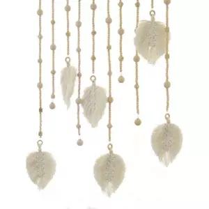 비즈발 파티션 모빌 나무구슬 마크라메 커튼 문발