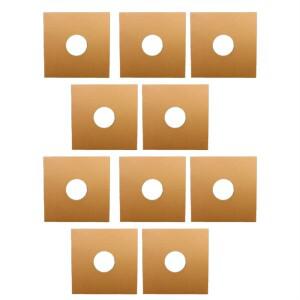 AT93-비닐 레코드 보호 슬리브용-10개 복합 크래프트 종이 LP 앨범 커버 비닐 정리함