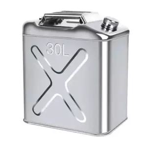 프리미엄 캠핑 휘발유 전용통 석유통 비상용 주유통 304 초두꺼운 사각형 30L