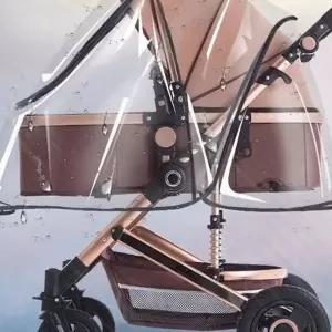 애견 유모차 방수 고양이 콤펫 레인 접이식 개모차 커버