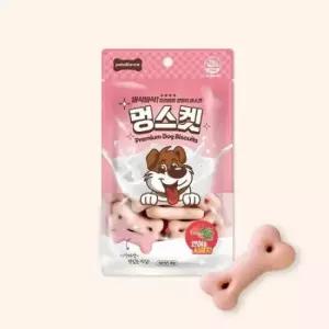 [반려] 20개묶음 멍스켓 강아지 비스켓 연어 시금치 40g