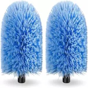 웹스터 코브웹 더스터 헤드의 폴용 2팩 나사 스파이더 웹 리무버 브러시 헤드 부착물 표준 3/4인치 나사형