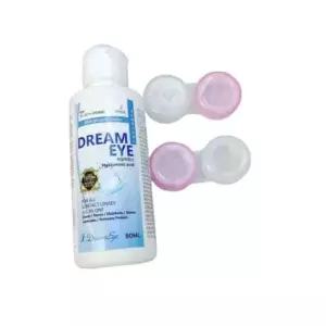 렌즈습윤액 드림아이 렌즈 세정액 렌즈케이스 2개증정 살균 80ML