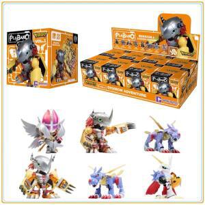 오리지널 반다이 반프레스토 플라바코 디지몬 Vol.1 시리즈 블라인드 박스 애니메이션 캐릭터 모델 컬렉션