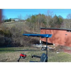 모빌리티 스쿠터 블루 지붕