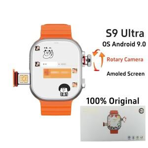 기존 CDS9 Ultra Smartwatch 안드로이드 9.0 4G 네트워크 Sim 카드 로터리 카메라 Amoled Google Play Stor