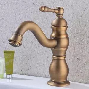 수돗가 카페 수전교체 욕실 개수대 업소용 인테리어 청동 수도 화장실