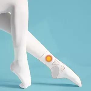 (색상 화이트)발목 압력 발레스타킹 댄스 양말 발레타이즈 연습용