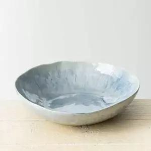 이천도자기 163EOU11 수묵 낮은 샐러드볼 1호 24cm 도자기 식기