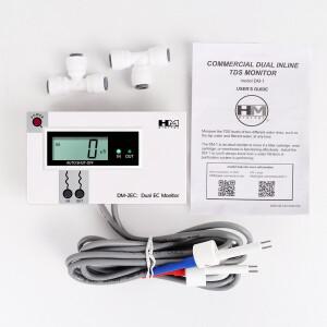 디지털 수질 테스터 듀얼 프로브 온라인 TDS 감지기 수돗물 수조 용 입력출력 모니터