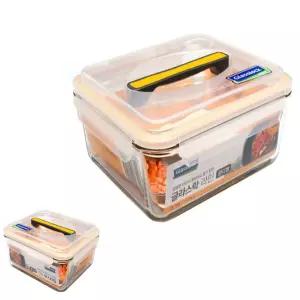 굿테라 김치통 반찬통 보관통 냉장고 밀폐용기 글라스락 2700ml