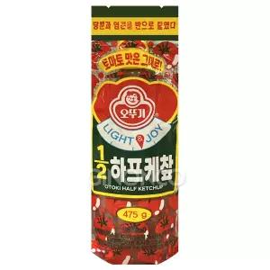 오뚜기 하프 케찹 475g x1 토마토 케첩 샐러드 저염