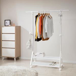 왕자 네오스페이스 뉴버디 이동식 행거 화이트 옷걸이 781