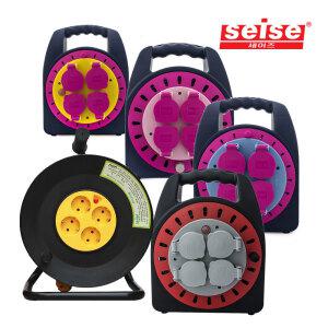 세이즈 전기릴선 4구 20M 오픈형 케이스형 방우방진