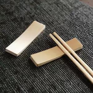 [놋담](강남점)방짜유기 긴네모 수저받침 2P