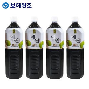 보해 매원 매실원액1.5LX4개