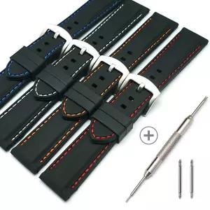 [타임뷰] 아쿠아 우레탄밴드/실리콘시계줄/방수시계줄/갤럭시워치스트랩호환 컬러라인 20mm 