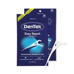 [본사직영/정품] 덴텍 컴플리트클린백(어금니용) 치실 75개입x2팩(150개입)