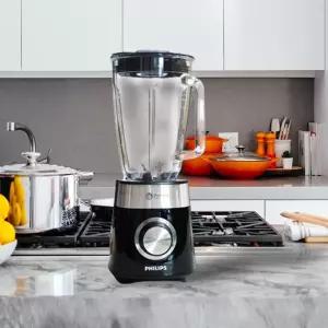 필립스 초고속 파워 블렌더 대용량 유리 믹서기 2L 과일 쥬스 후드 얼음분쇄 스무디 미니 프드프로세서 블랜더 소형 믹서기