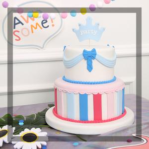 티아라 모형케이크 클레이 어린이집생일케이크