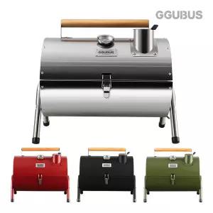 꾸버스 휴대용 바베큐그릴 카고 그릴 직화 훈제 숯불  야외 캠핑용 화로대 BBQ
