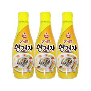 오뚜기 오쉐프 연겨자 480g 3개 겨자 냉면 해파리 양장피