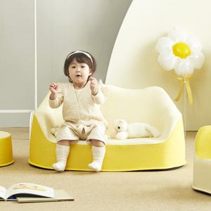 코코 리에또 코지 유아소파 2인용 친환경소재 아기쇼파